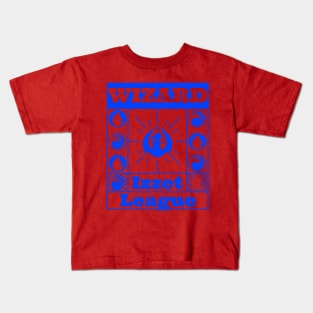 Izzet League | Wizard | MTG Guild Blue on Red Design Kids T-Shirt